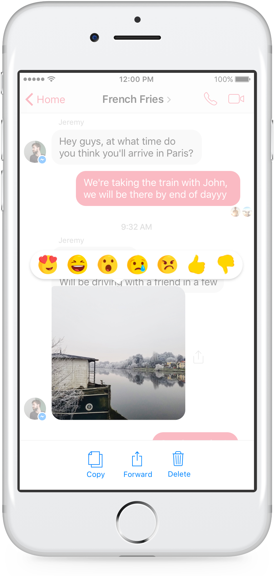 Group Chats Will Be Way Easier On Facebook Now - Delete Reactions In Messenger (958x1880), Png Download