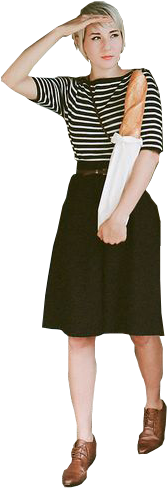 Cutout Women Walking People Cutout, Cut Out People, - Standing (424x640), Png Download