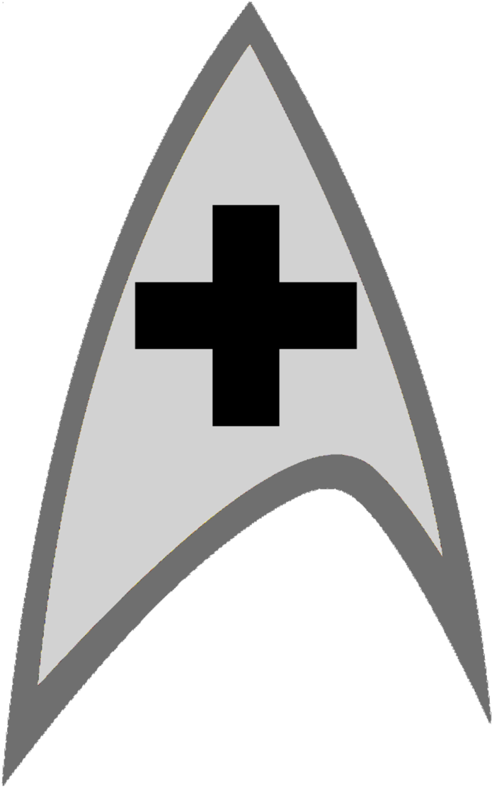 Star Trek Medical Symbol Image Collections - Star Trek Medical Logo (716x1117), Png Download