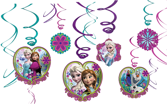 Get In Touch Quickly To Grab Yourself A Wee Bonus - Disney Frozen Birthday Dangling Swirl Cutouts (12) (600x375), Png Download