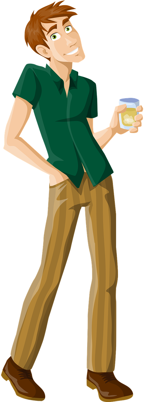 “that's A Really Special Piece And It Took A Lot Of - Man Drinking Transparent (640x1280), Png Download