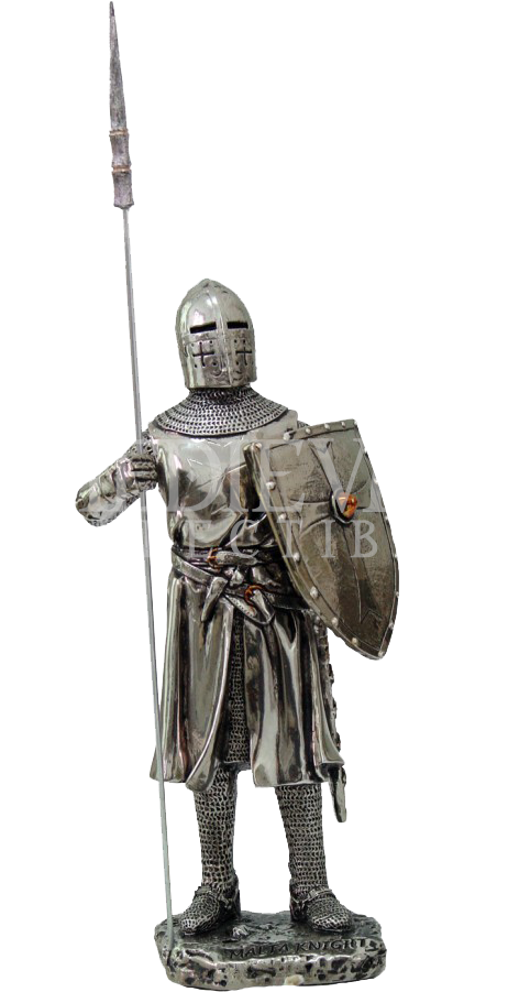 By Hattie - Crusader Knight 7" Statue 8872 (936x936), Png Download