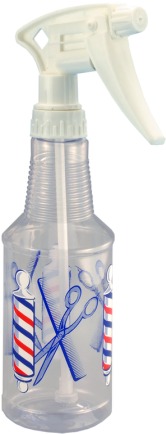Barber Pole Plastic Spray Bottle - Spray Bottle Barber (450x450), Png Download