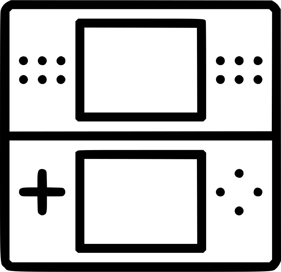 Nintendo Ds Video Console Games Gaming Device Comments - Nintendo Ds Icon Png (980x948), Png Download