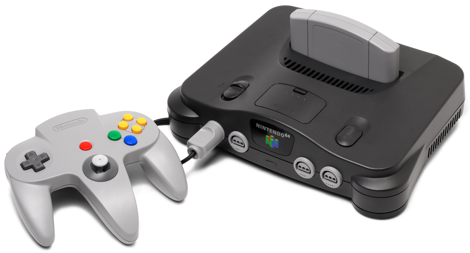 N64 243 Kb - Nintendo 64 Console - Grey (690x371), Png Download