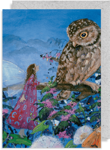 11001 Daniela Drescher Greeting Card - Mica Zana Nu Poate Dormi Daniela (600x600), Png Download