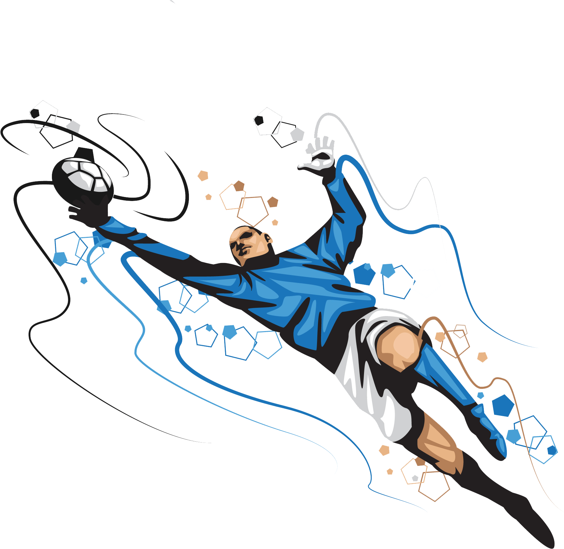 Soccer Cup Abstract Png - Soccer Abstract Transparent (2000x2000), Png Download