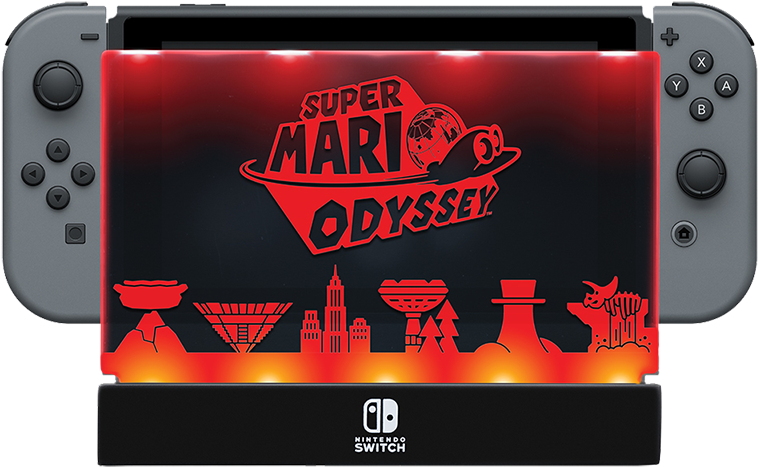 Light-up Dock Shield - Nintendo Switch Light Up Dock Shield (800x800), Png Download