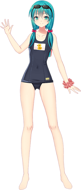 服装图鉴 - Swimsuit (555x656), Png Download