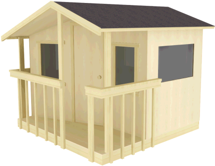 Zelkova Treehouse Design - Zelkova Treehouse (450x344), Png Download