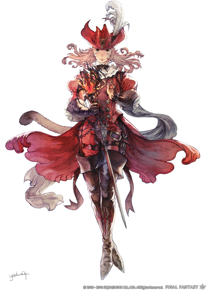 Log In / Register - Ffxiv Red Mage Guide (711x1000), Png Download