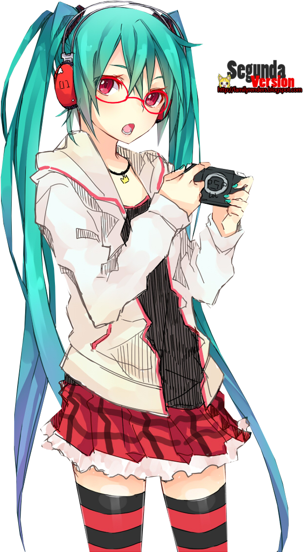 Hatsune Miku Render (727x1144), Png Download