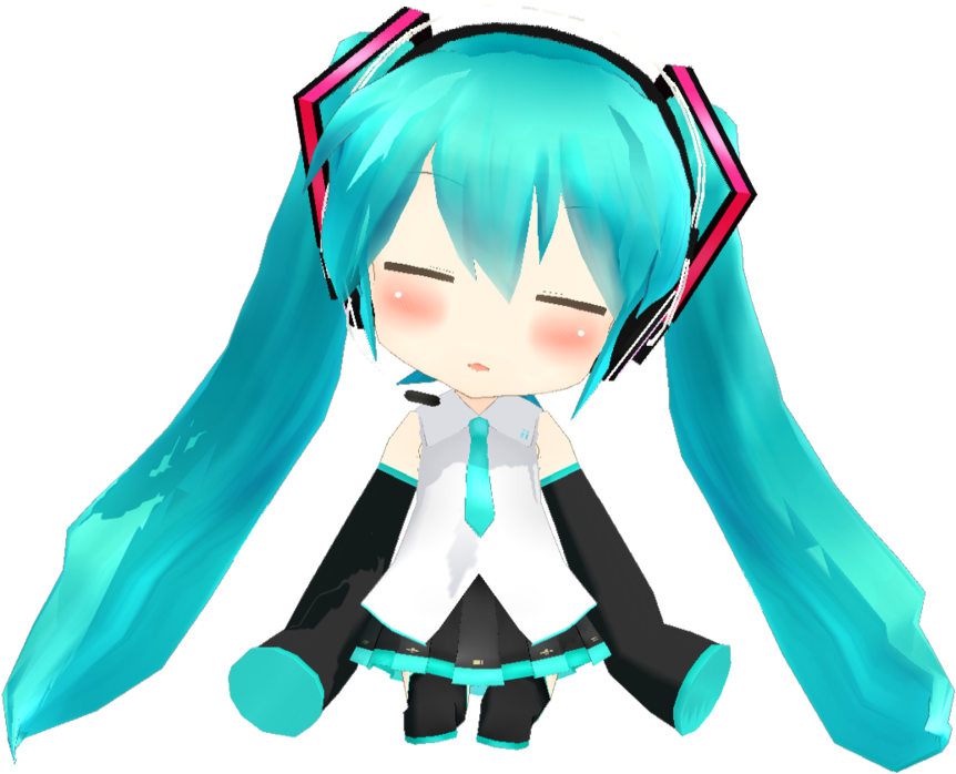 Kenmi Sd Miku [dl Information] By Jangsoyoung It Is - Miku Sd (1066x750), Png Download