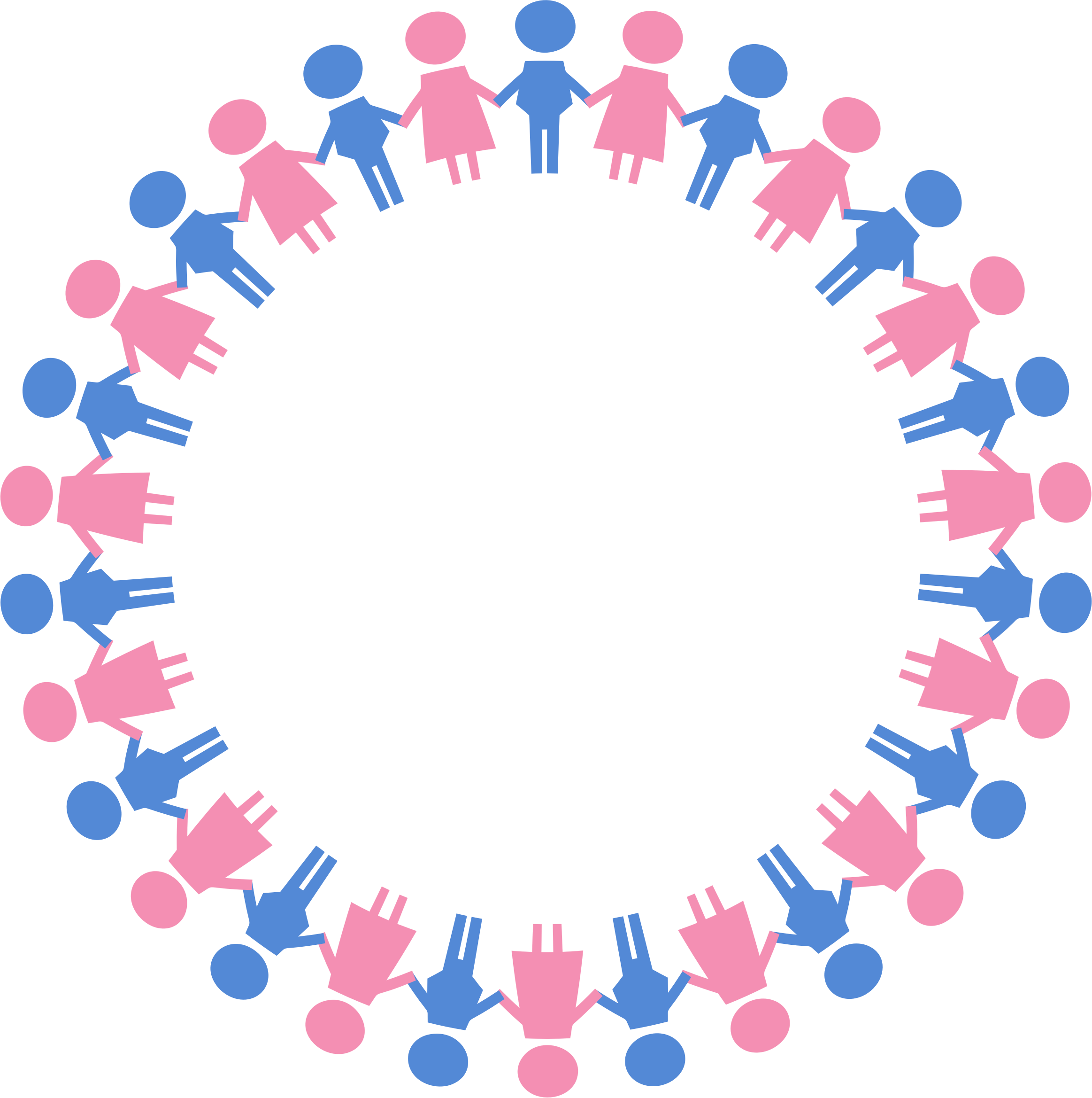 Boy And Girl Holding Hands Silhouette At Getdrawings - Women Symbol Holding Hands (2326x2337), Png Download