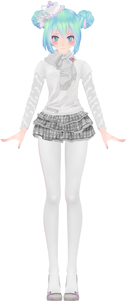 Valetines Day Miku Dl Tda Valentines Day Mikiu Model - Download (816x979), Png Download