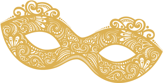 Pin Masquerade Mask Clipart Png - Masquerade Mask Transparent Png (600x350), Png Download