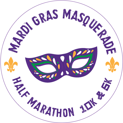 Mardi Gras Masquerade February - Circle (555x556), Png Download