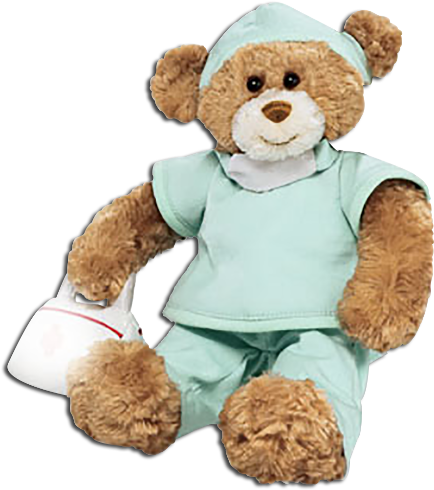 Gund Medical Profession Teddy Bears - Teddy Bear Doctor Png (896x1011), Png Download
