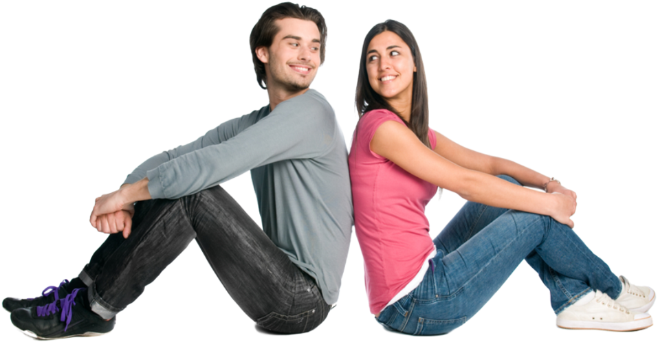 Gay Man And Straight Woman (1024x568), Png Download