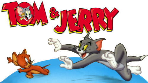 Phim Hoạt Hình Hay Nhất - Tom And Jerry Running (500x281), Png Download