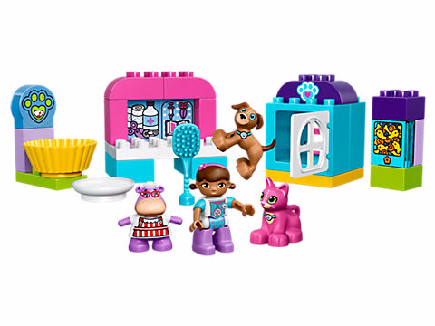 Lego Duplo Doc Mcstuffins Pet Vet Care (638x359), Png Download