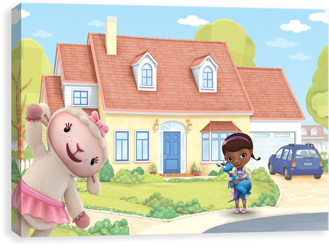 Doc Mcstuffins House - Cartoon (1280x1280), Png Download