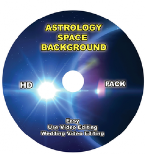 Astrology Space Background - Cd (600x315), Png Download
