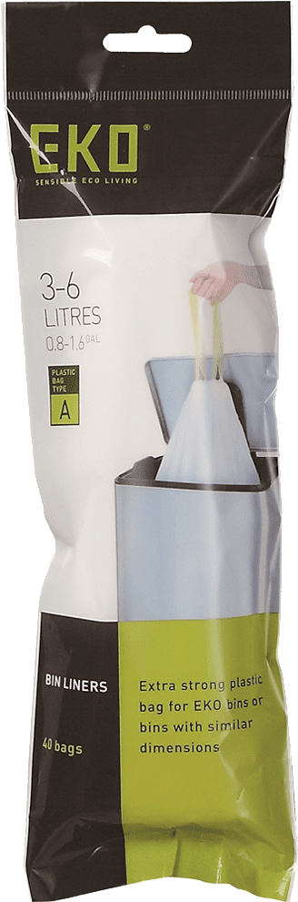 Clipart Free Eko Drawstring Trash Bag - Bin Bag (495x700), Png Download