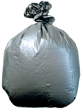 33 Gallon Low Density Bags - Bin Bag (397x397), Png Download