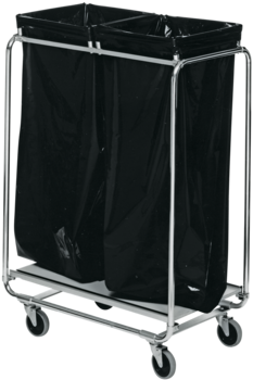 Refuse Bag Trolley Two Bags - Suitcase (700x400), Png Download