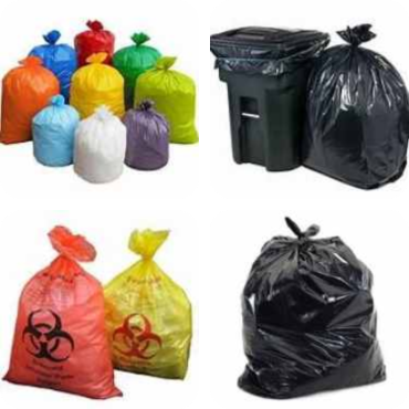 Schemplast Is Known For Best Quality Plastic Garbage - High Density Black Trash Bags, 24" X 24", 7-10 Gallon (370x370), Png Download
