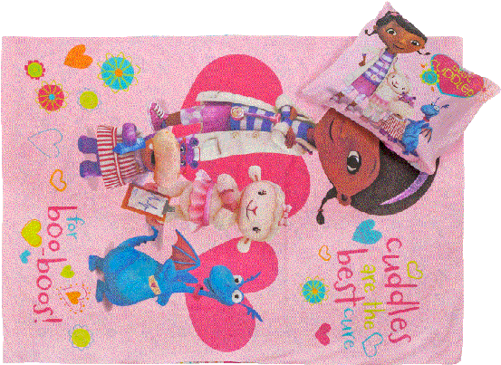 Doc Mcstuffins Junior Bed Linen, , Large - Doc Mcstuffins Junior Bed Linen Børn Doktor Mcstuffins (655x492), Png Download