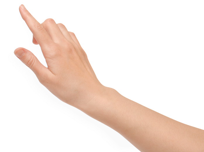 Home Theater Install, Home Automation, Audio Video, - Hand Touching Screen Png (717x524), Png Download