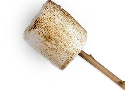 Graphic Freeuse Download Roasting Tips Campfire Marshmallows - Marshmallow On Stick Png (414x298), Png Download