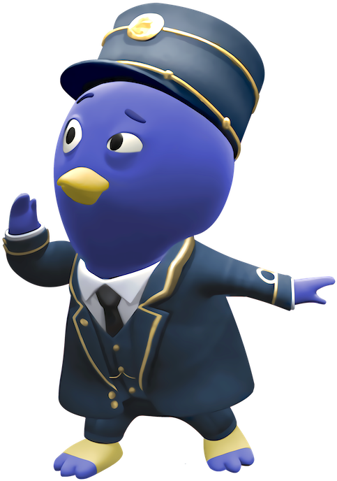 Le Master Of Disguise - Blue Penguin Backyardigans (500x720), Png Download