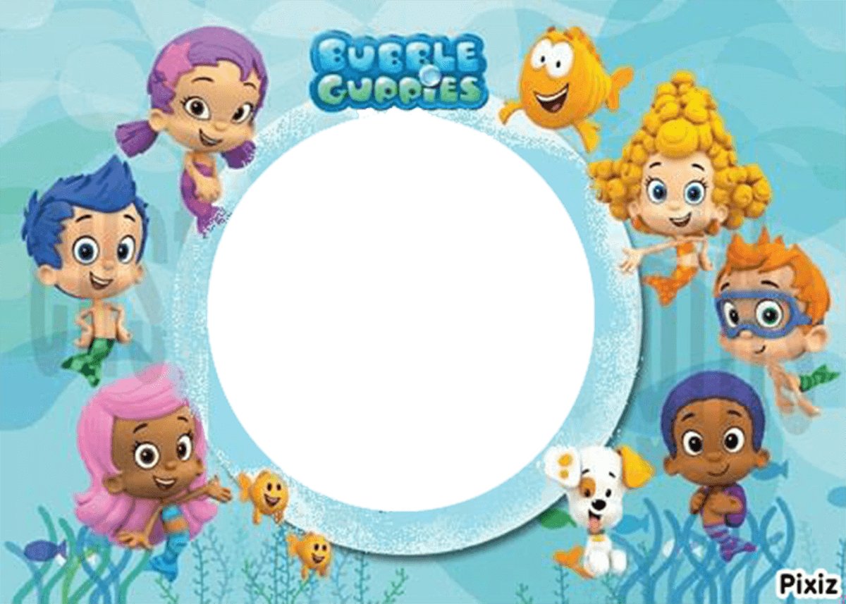Marco Foto Bubble Guppies - Bubble Guppies:v1 Dvd (1200x857), Png Download