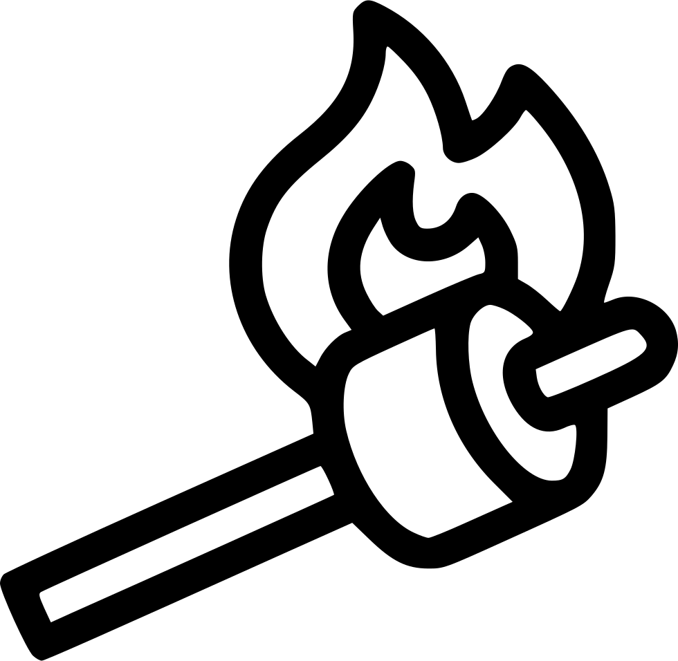 Png File - Roasting Marshmallows Clip Art (980x956), Png Download