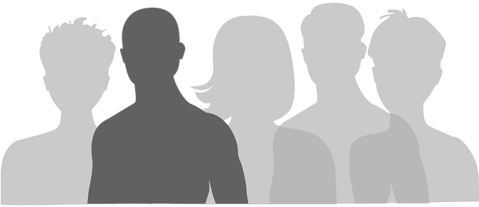 People Persons Website Crowd Visitors Peop - Stand Out Clip Art (680x340), Png Download