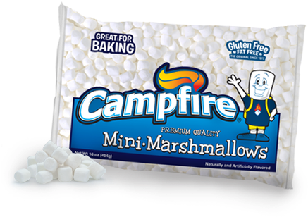 Campfire Mini Marshmallows - Campfire Marshmallows Giant Roasters (476x316), Png Download