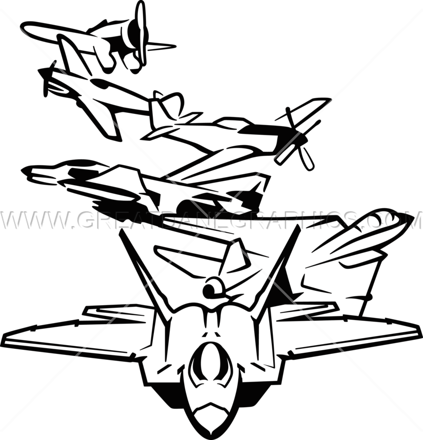 History Of The Fighter Plane - Fighter Plane Drawing Png (825x858), Png Download