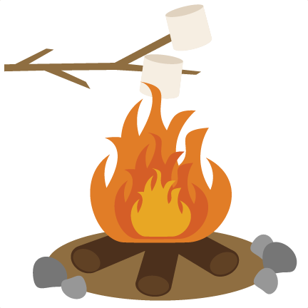 Large Roasting-marshmallows - Campfire S Mores Clip Art (432x432), Png Download