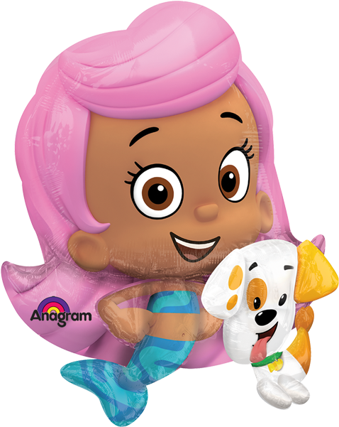 Molly Bubble Guppies Caminante - Bubble Guppies Balloon (600x600), Png Download