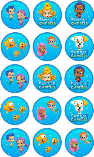 Bubble Guppies Or (30x - Logos De Super Heroes Para Catolicos (500x500), Png Download