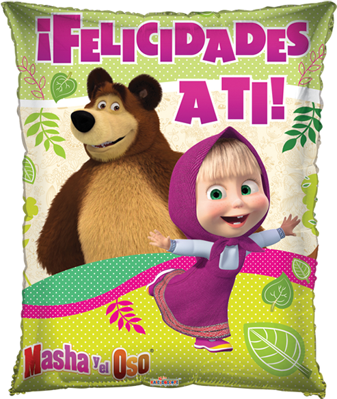 Disney Masha And The Bear Eau De Toilette 100 Ml (600x600), Png Download