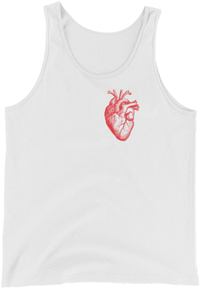 Anatomical Heart - Tank Top - Top (600x600), Png Download