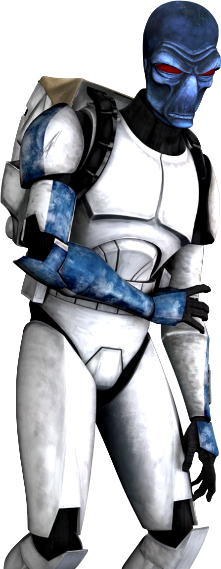 Bane, Disguised As A Clone Trooper - Cad Bane (495x1175), Png Download
