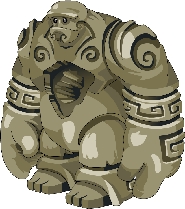 Azamay Golem - Illustration (658x738), Png Download