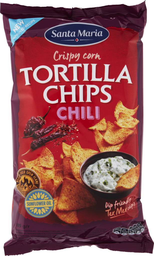 Santa Maria Tortilla Chips (615x1024), Png Download