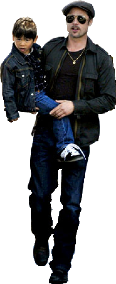 Brad Pitt Png, Download Png Image With Transparent - Leather Jacket (400x977), Png Download