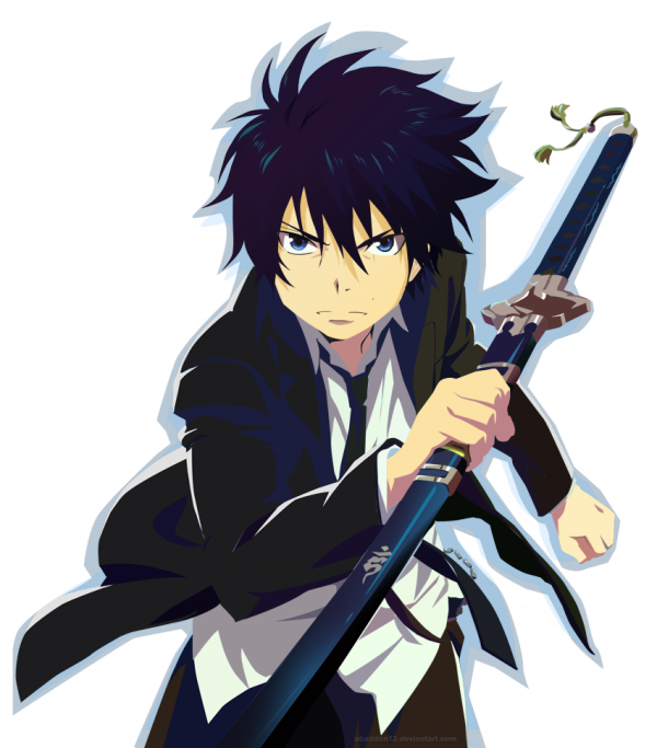 Rin De Ao No Exocist/blue Exorcist - Blue Exorcist - Box 1 Dvd (600x683), Png Download